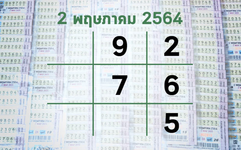 หวยไทยรัฐ 2/5/64