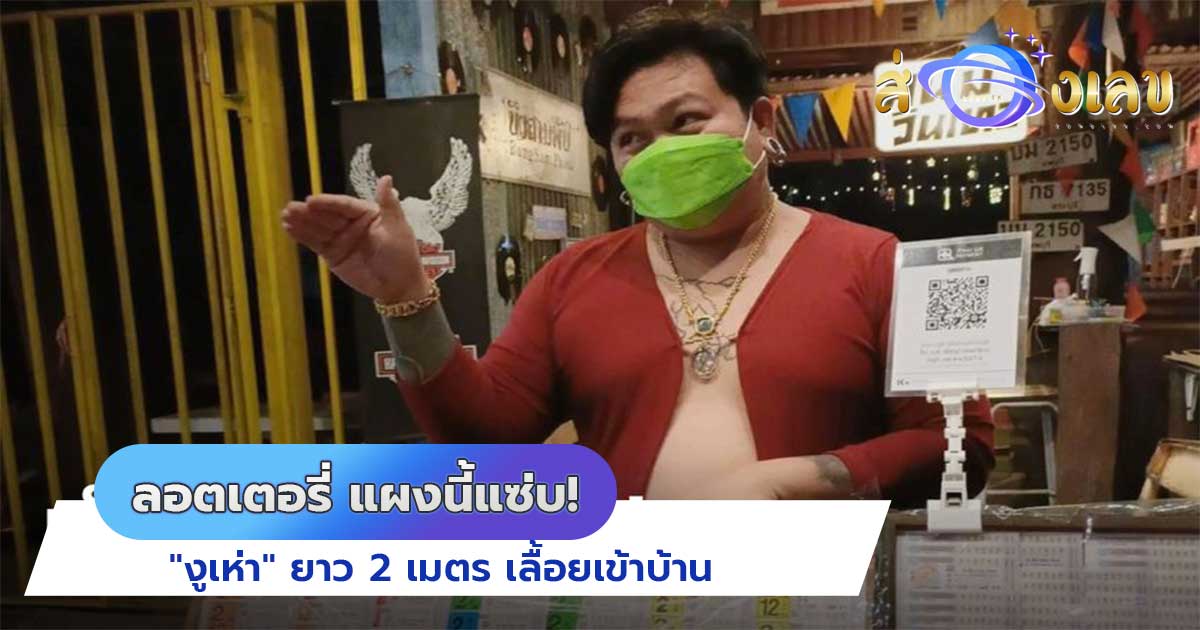 ลอตเตอรี่ โนบราก็มา! พ่อค้าใส่เสื้อแหวกอก แบบนี้เซ็กซี่พอไหม?