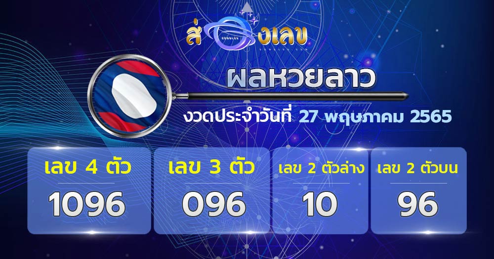 ตรวจหวยลาว 27/5/65