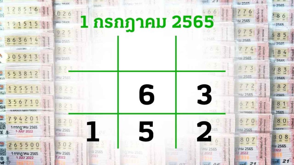 หวยไทยรัฐ 1/7/65