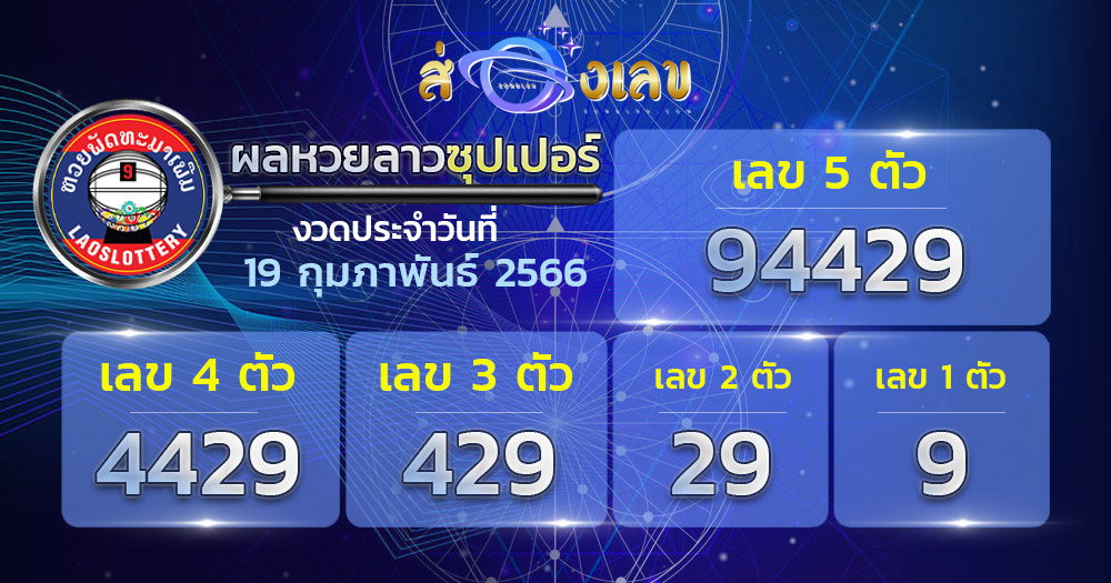 ตรวจหวยลาวซุปเปอร์