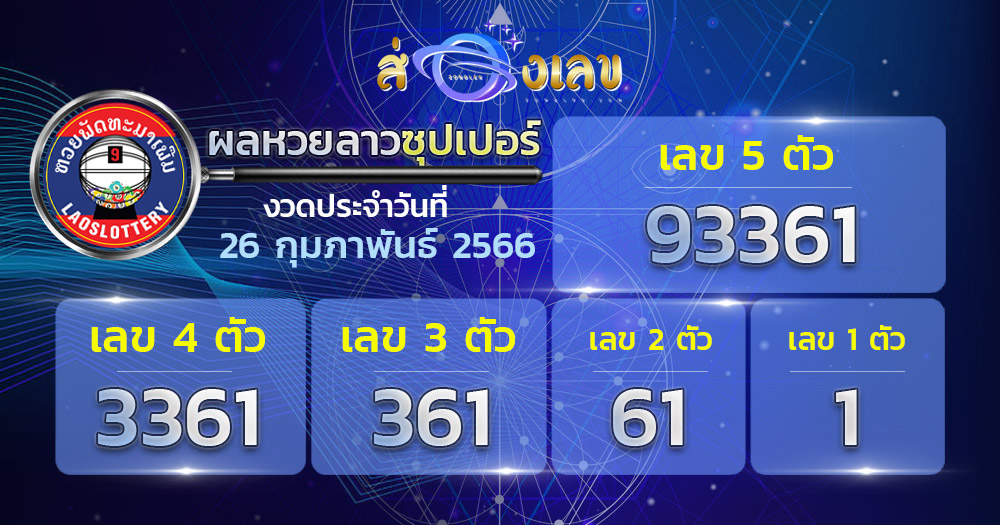 ตรวจหวยลาวซุปเปอร์