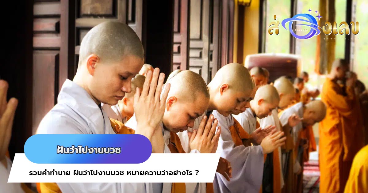 รวมคำทำนาย ฝันว่าไปงานบวช หมายความว่าอย่างไร ?